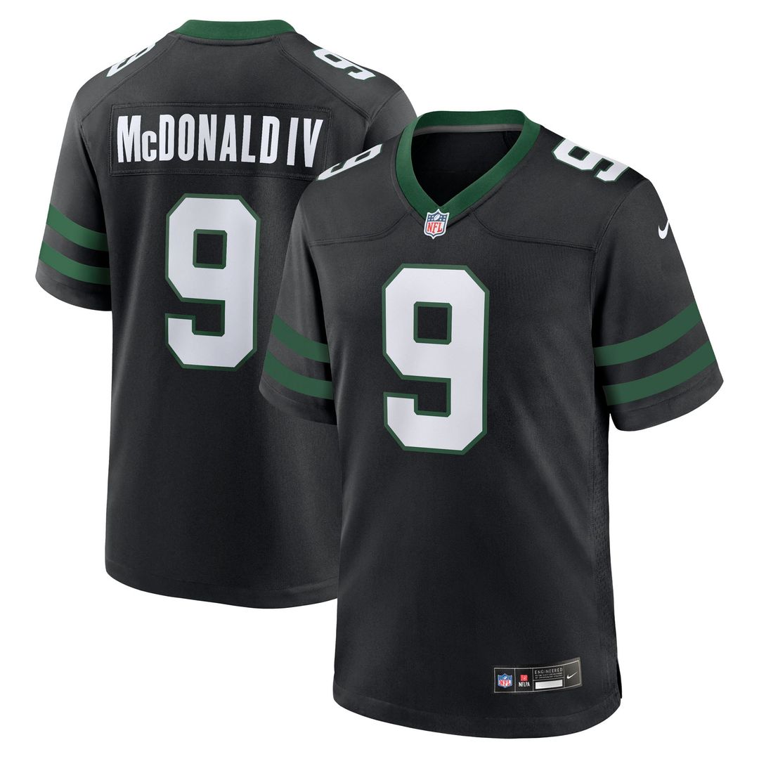 Men's New York Jets Will McDonald IV Nike Legacy Black product image 1