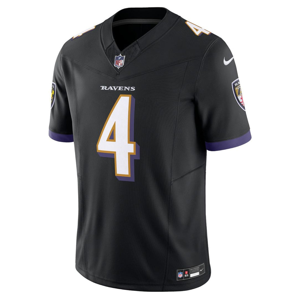 Men's Baltimore Ravens Zay Flowers Nike Purple Vapor product image 8