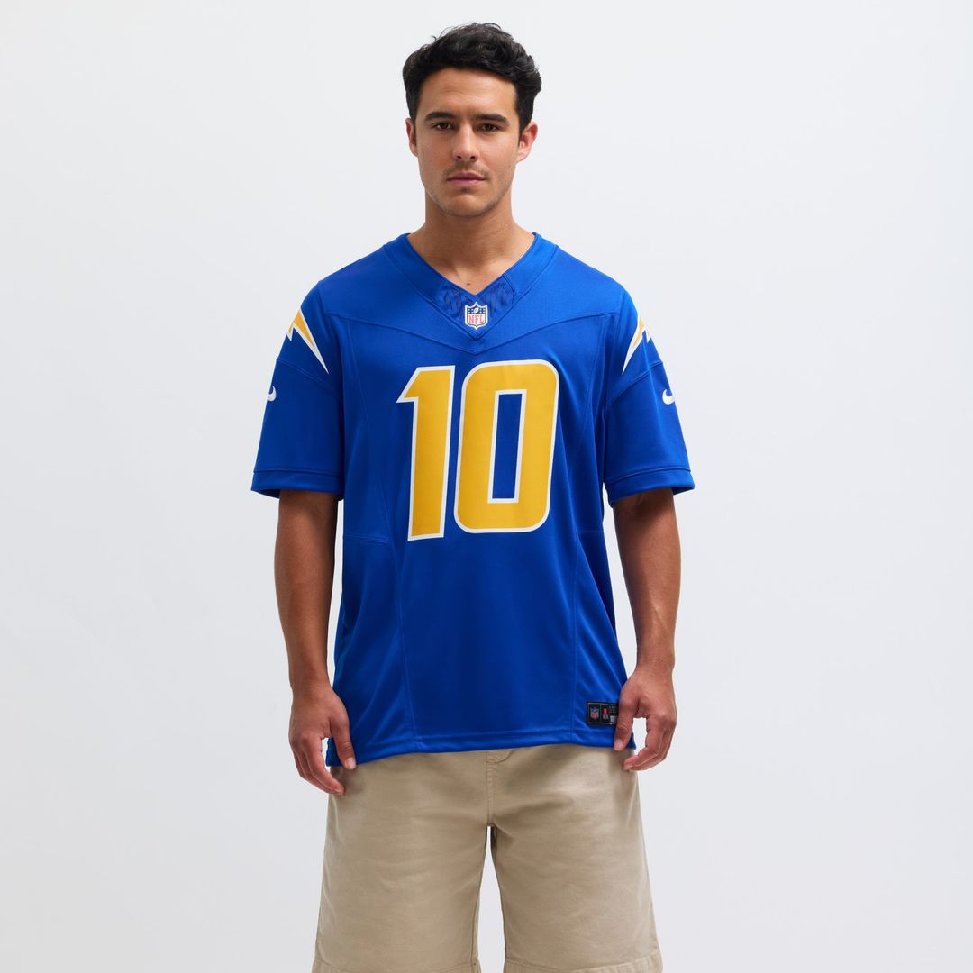 Men's Los Angeles Chargers Justin Herbert Nike Royal Vapor product image 4