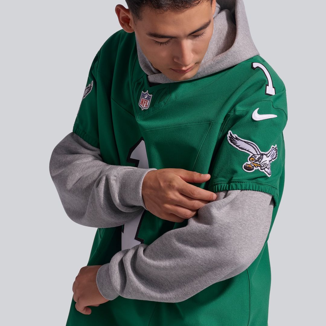 Men's Philadelphia Eagles Jalen Hurts Nike Kelly Green product image 9