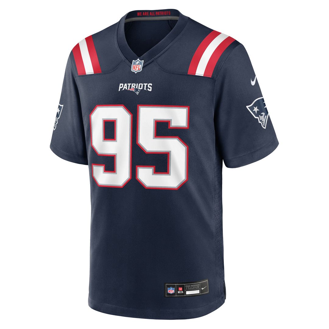Men's New England Patriots Eric Gregory Nike Navy Team Game product image 4