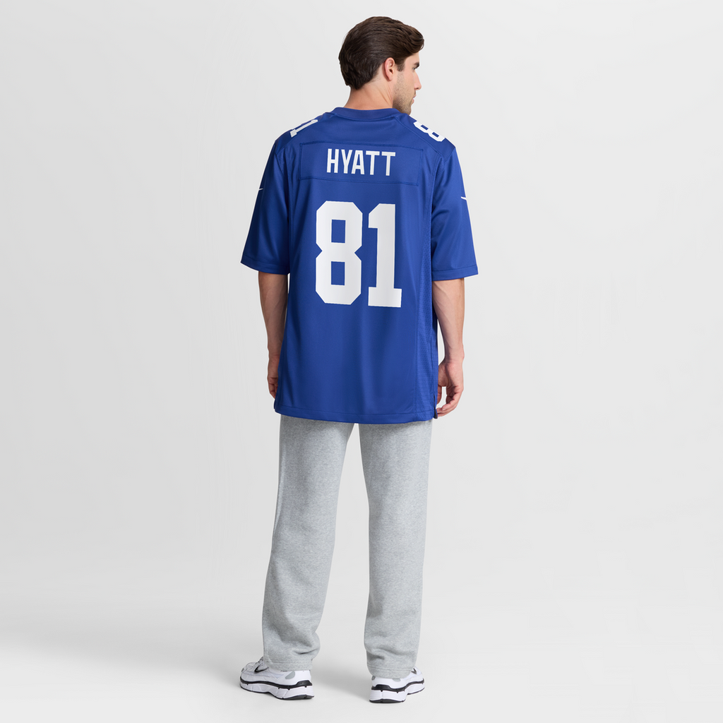 Men's New York Giants Jalin Hyatt Nike Royal Team Game product image 3