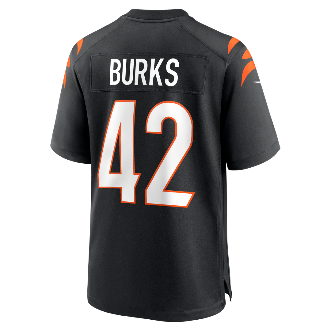 Men's Cincinnati Bengals Oren Burks Nike Black Team Game product image 3