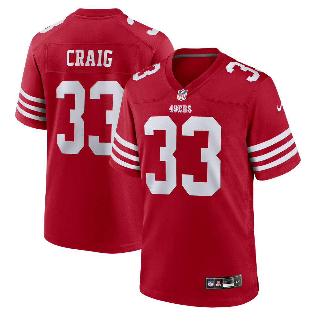 Men's San Francisco 49ers Roger Craig Nike Scarlet Team product image 1