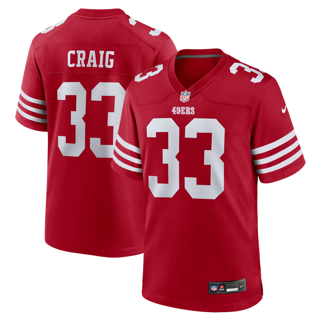 Men's San Francisco 49ers Roger Craig Nike Scarlet Team product image 1