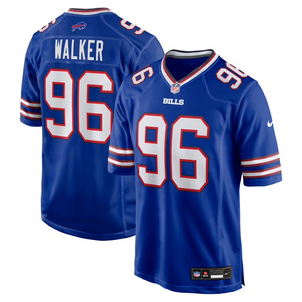 Men's Buffalo Bills Deone Walker Nike Royal Team Game Jersey product image 1