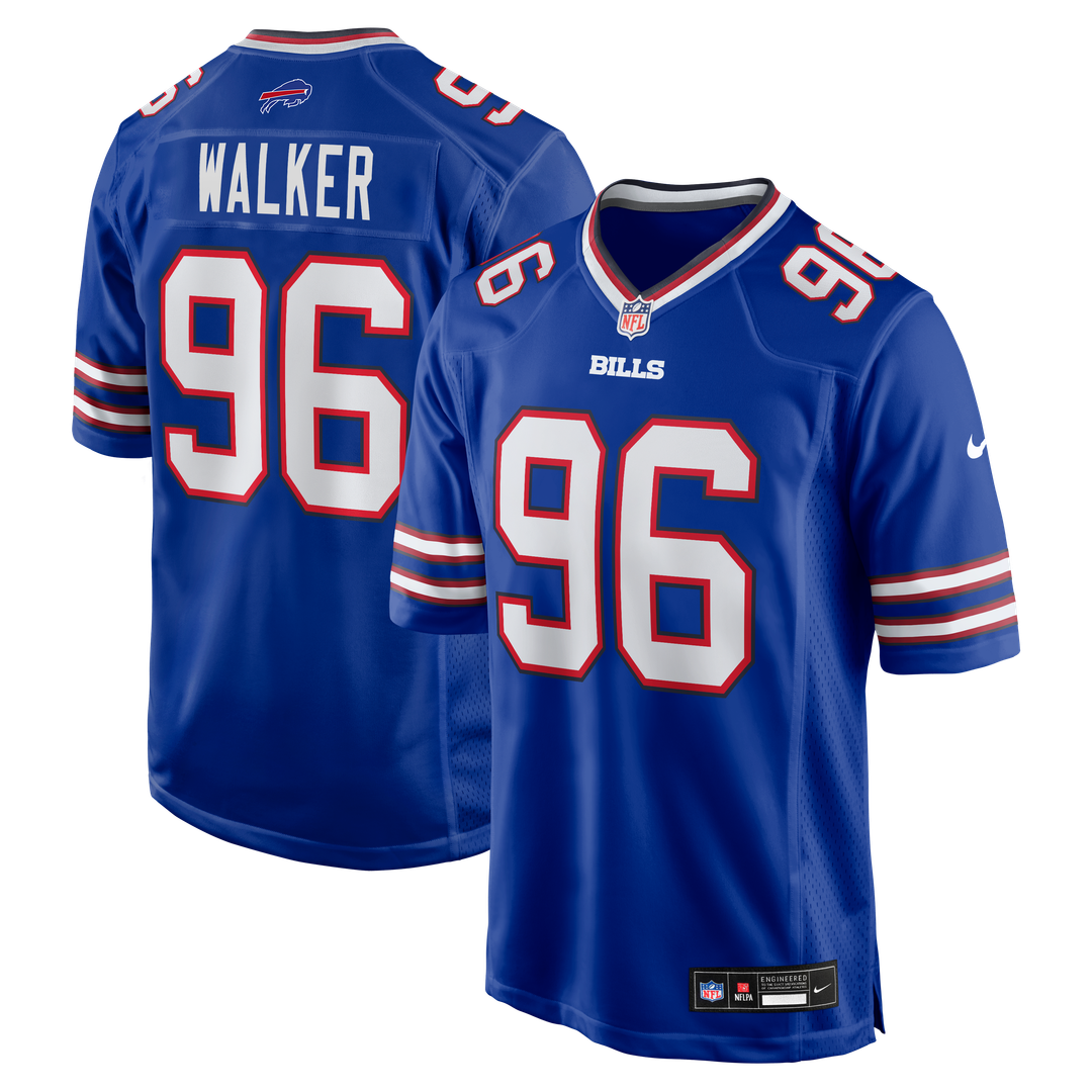 Men's Buffalo Bills Deone Walker Nike Royal Team Game Jersey product image 1