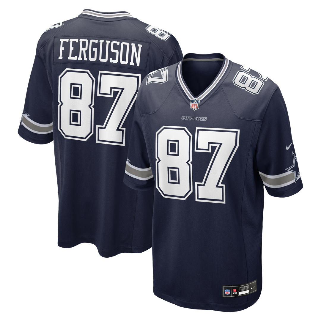 Men's Dallas Cowboys Jake Ferguson Nike Navy Team Game product image 9