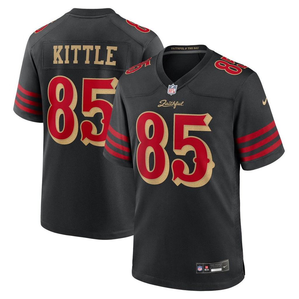 Men's San Francisco 49ers George Kittle Nike Black product image 1