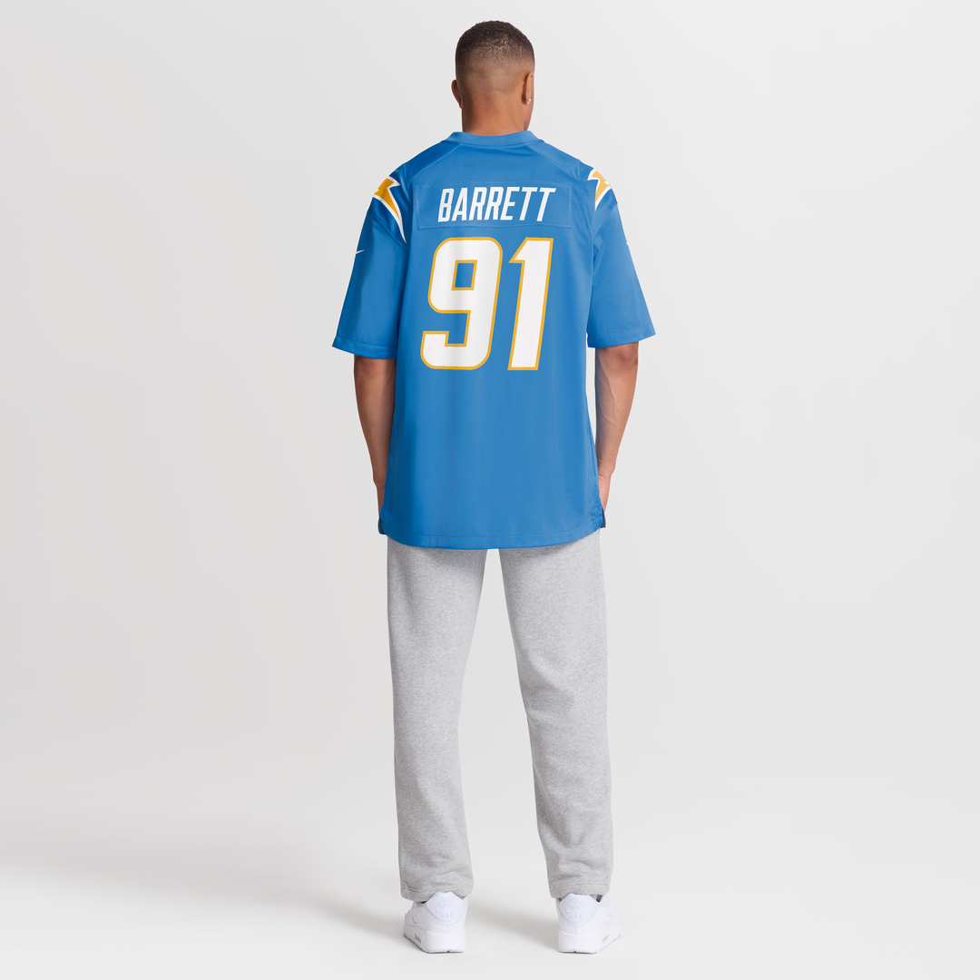 Men's Los Angeles Chargers Nick Barrett Nike Powder Blue product image 3