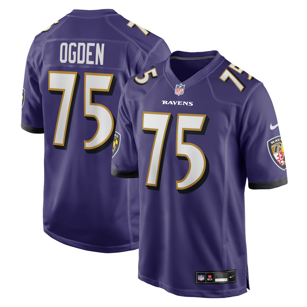 Men's Baltimore Ravens Jonathan Ogden Nike Purple Game product image 1