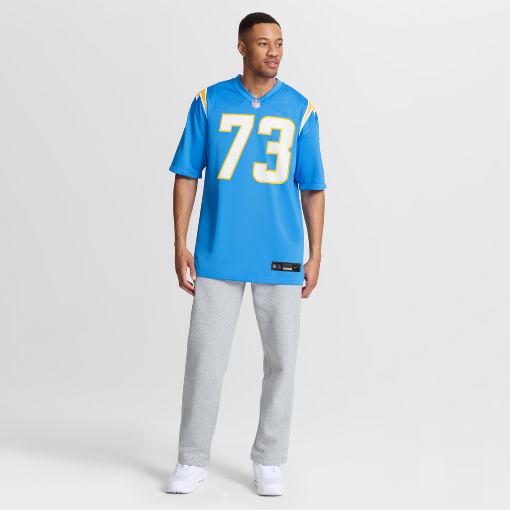 Men's Los Angeles Chargers Mekhi Becton Nike Powder Blue product image 7