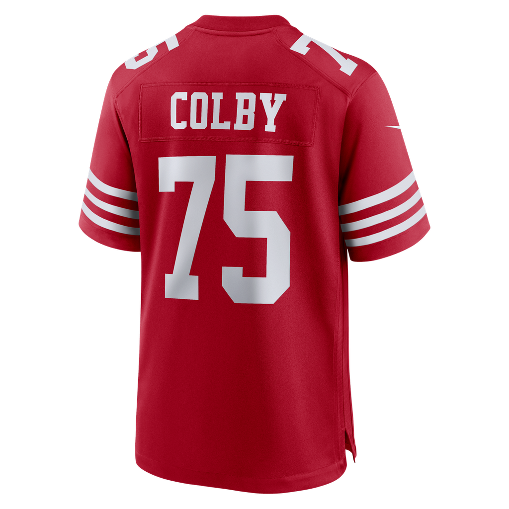 Men's San Francisco 49ers Connor Colby Nike Scarlet Team product image 3