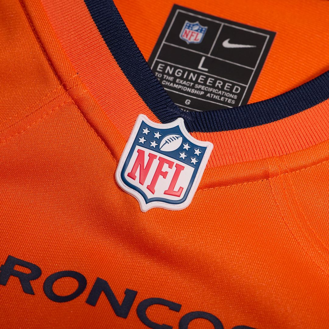 Men's Denver Broncos Jahdae Barron Nike Orange Game Player product image 4