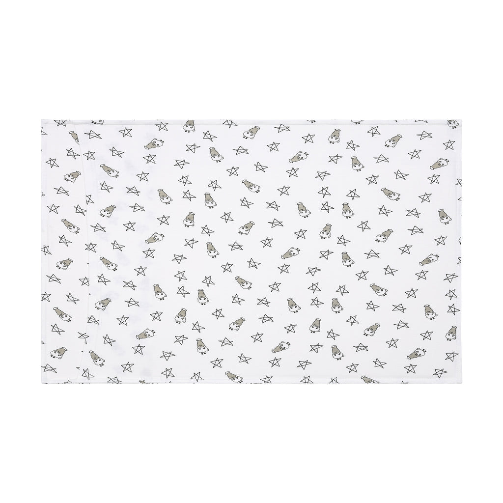 Head Pillow Case Small Star & Sheepz White - Kids
