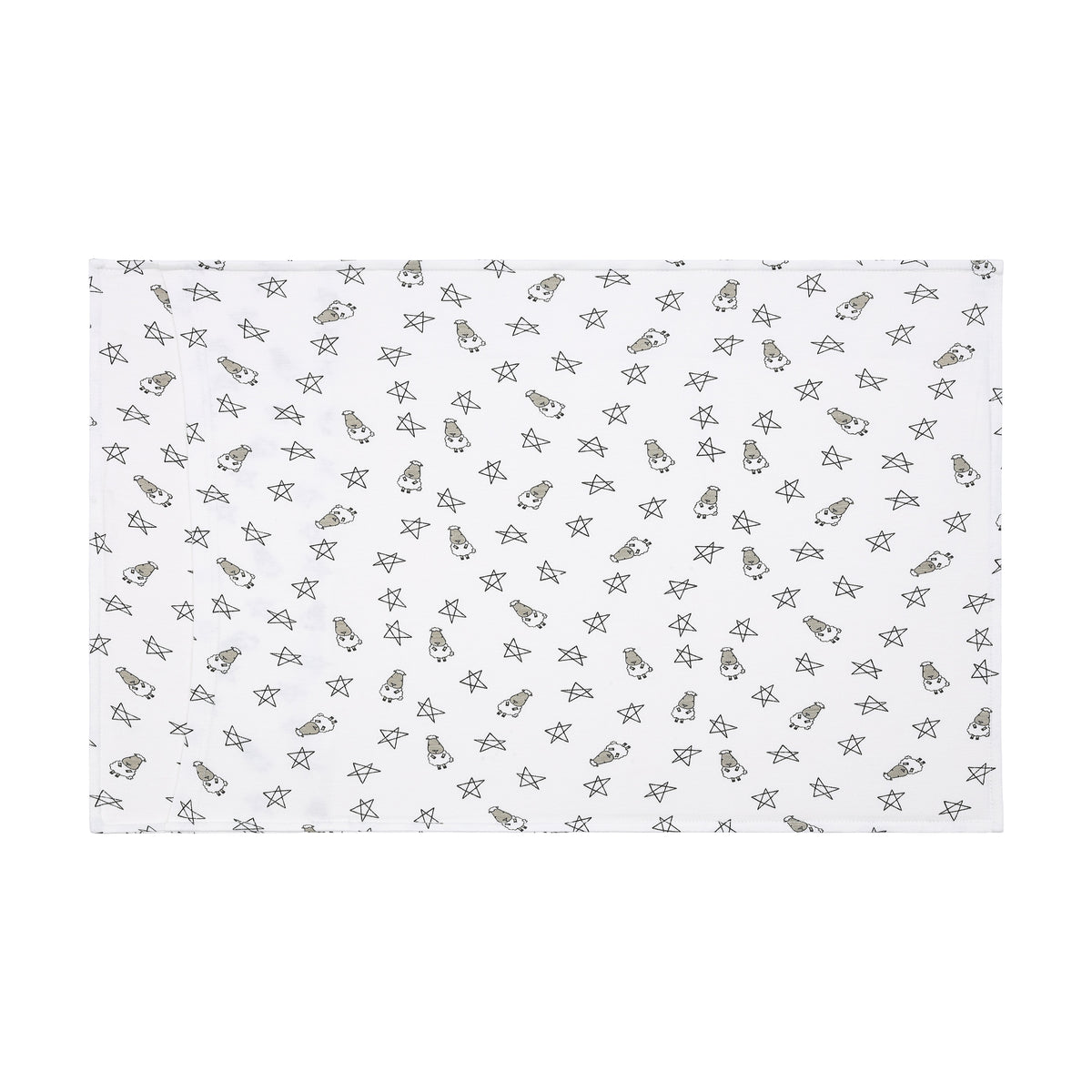 Head Pillow Case Small Star & Sheepz White - Kids