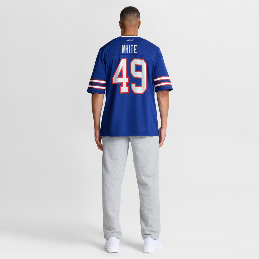 Men's Buffalo Bills DaShaun White Nike Royal Team Game product image 5