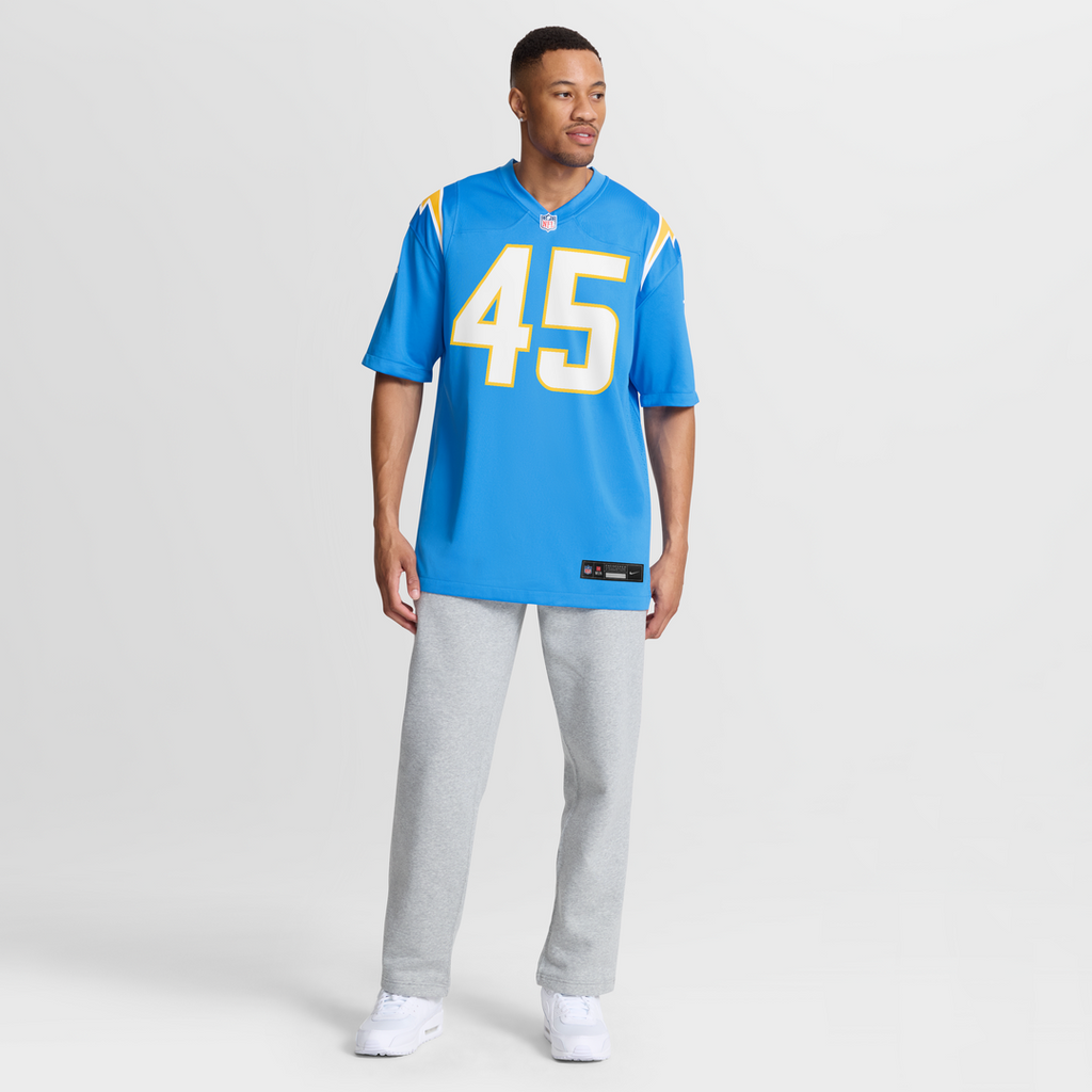 Men's Los Angeles Chargers Tuli Tuipulotu Nike Powder Blue product image 7