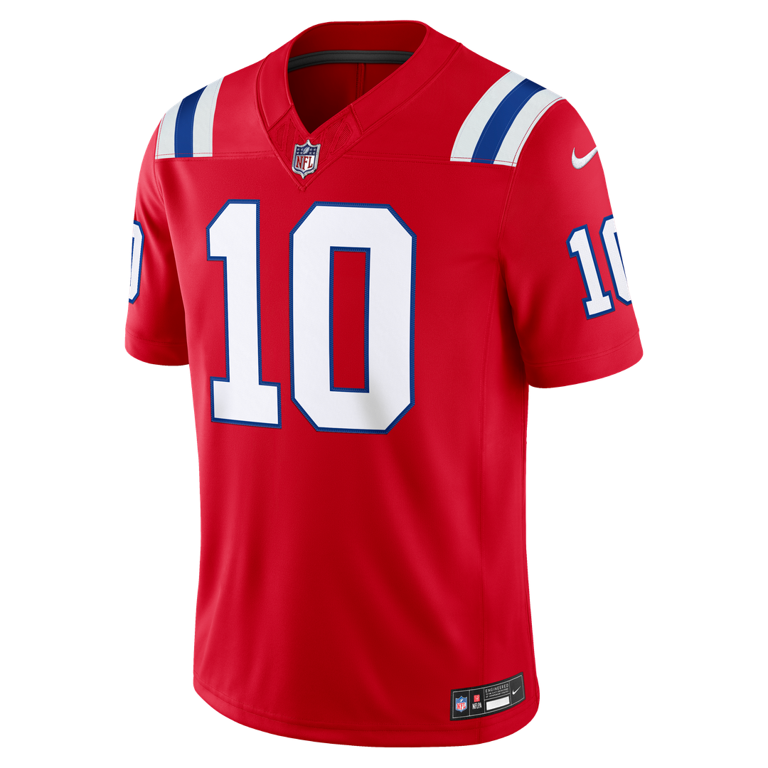 Men's New England Patriots Drake Maye Nike White Vapor product image 8