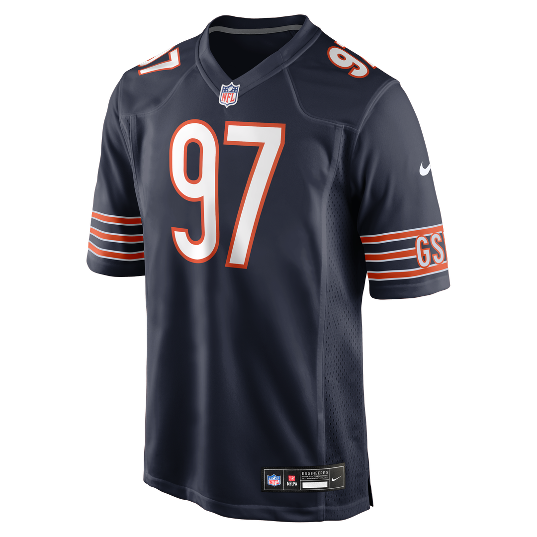 Men's Chicago Bears James Lynch Nike Navy Team Game Jersey product image 2
