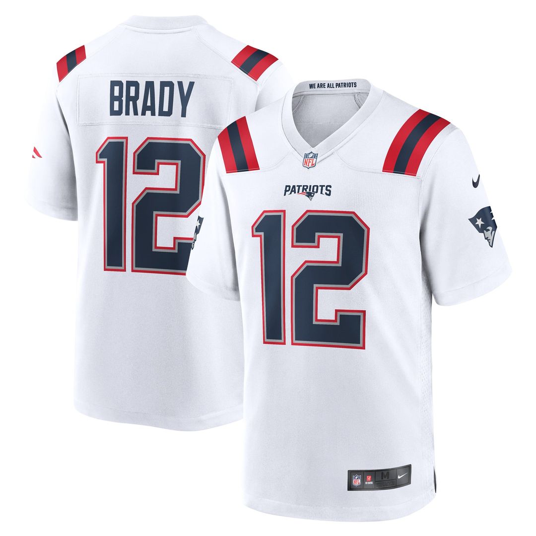 Men's New England Patriots Tom Brady Nike White Retired product image 4
