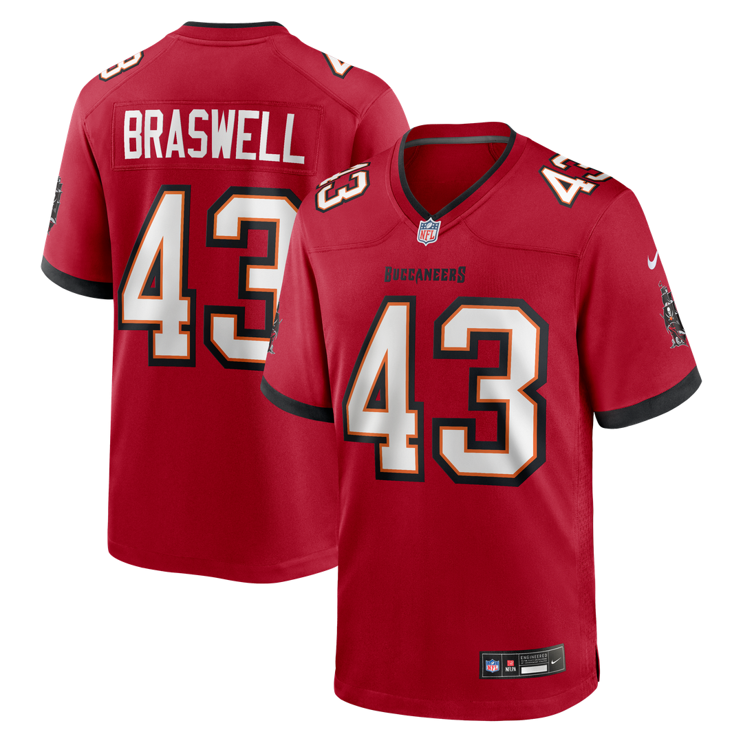 Men's Tampa Bay Buccaneers Chris Braswell Nike Red Game product image 1