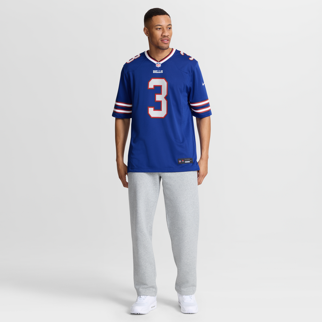 Men's Buffalo Bills Damar Hamlin Nike White Game Jersey product image 13