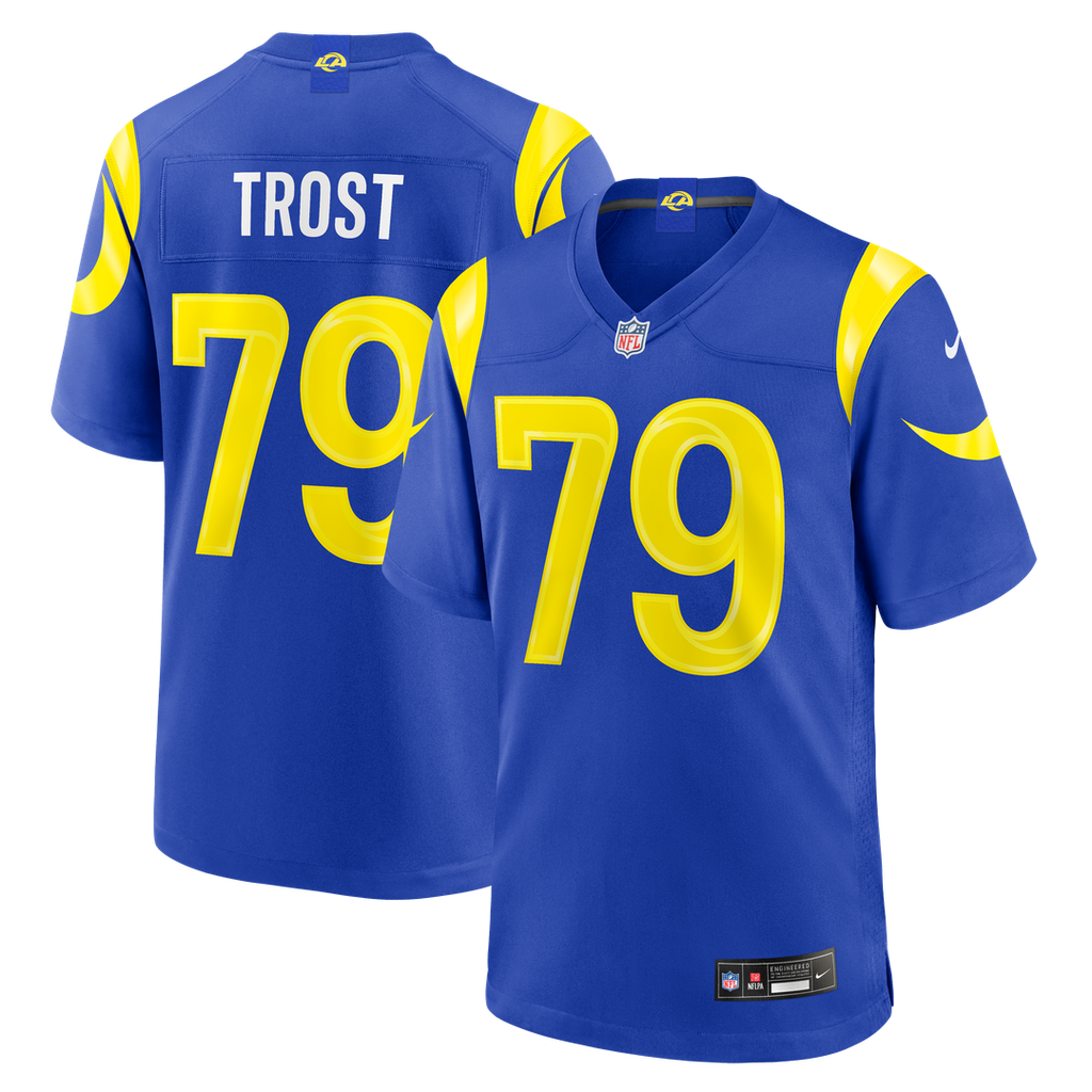 Men's Los Angeles Rams Keagen Trost Nike Royal Team Game product image 1