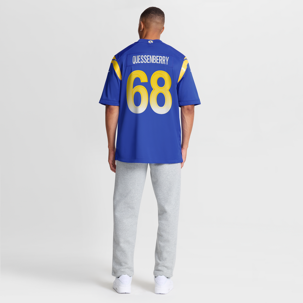 Men's Los Angeles Rams David Quessenberry Nike Royal Team product image 8