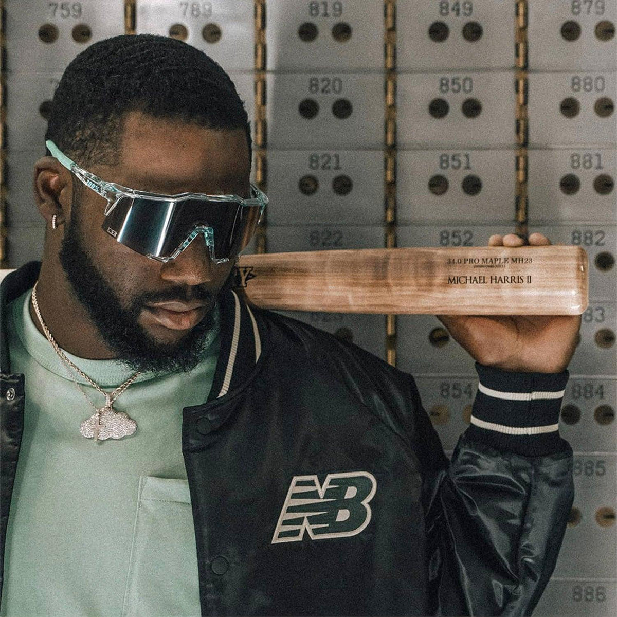 100 Percent Sunglasses - SPEEDCRAFT LE - Money Mike - HiPER Silver Mirror product image 3, provided for visual reference and
