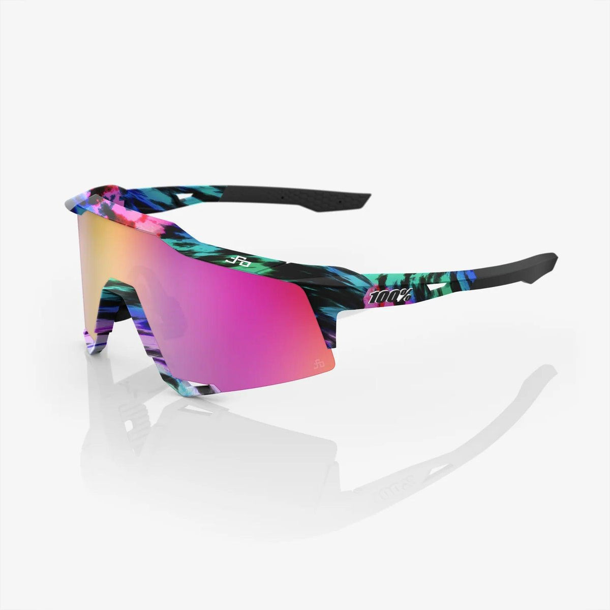 100 Percent Sunglasses - SPEEDCRAFT - Peter Sagan LE Soft Tact Tie Dye - Purple Multilayer Mirror Lens product image 1,