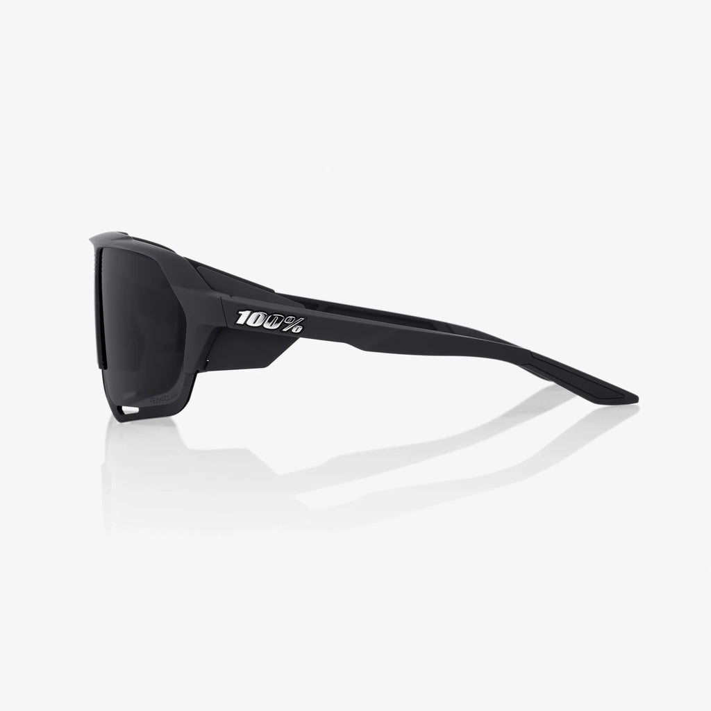 100 Percent Sunglasses - Norvik - Matte Black - Grey PEAKPOLAR Lens product image 3, provided for visual reference and