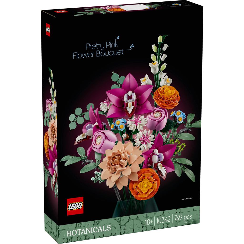 LEGO Botanicals: Pretty Pink Flower Bouquet (10342)