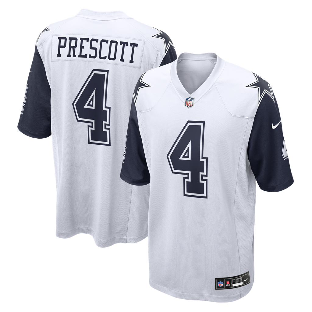 Men's Dallas Cowboys Dak Prescott Nike Navy Alternate Game product image 13