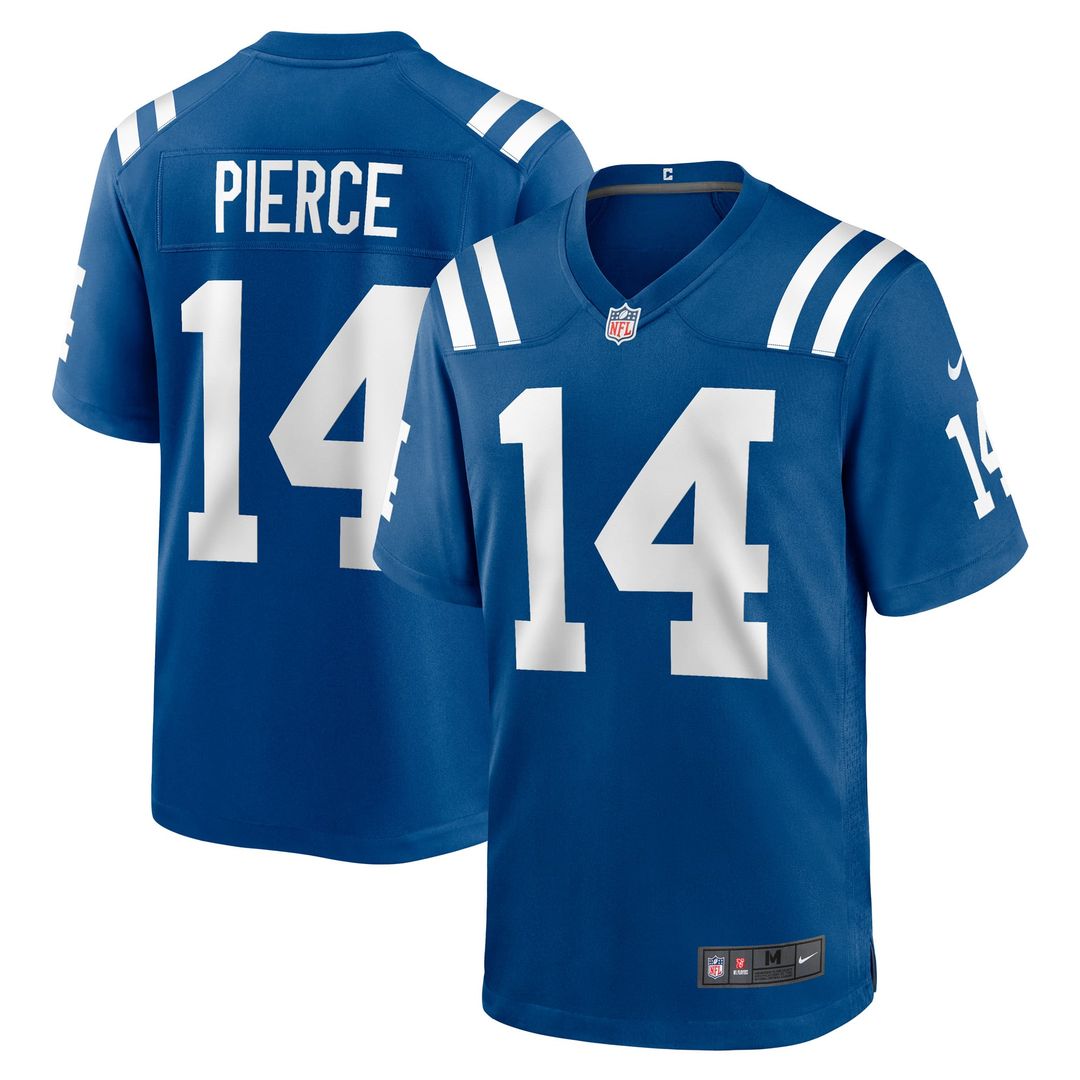 Men's Indianapolis Colts Alec Pierce Nike Royal Player Game product image 1
