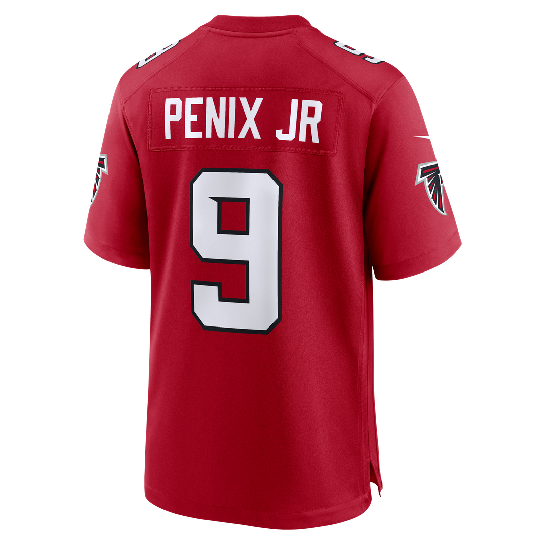 Men's Atlanta Falcons Michael Penix Jr. Nike Red Game Jersey product image 7
