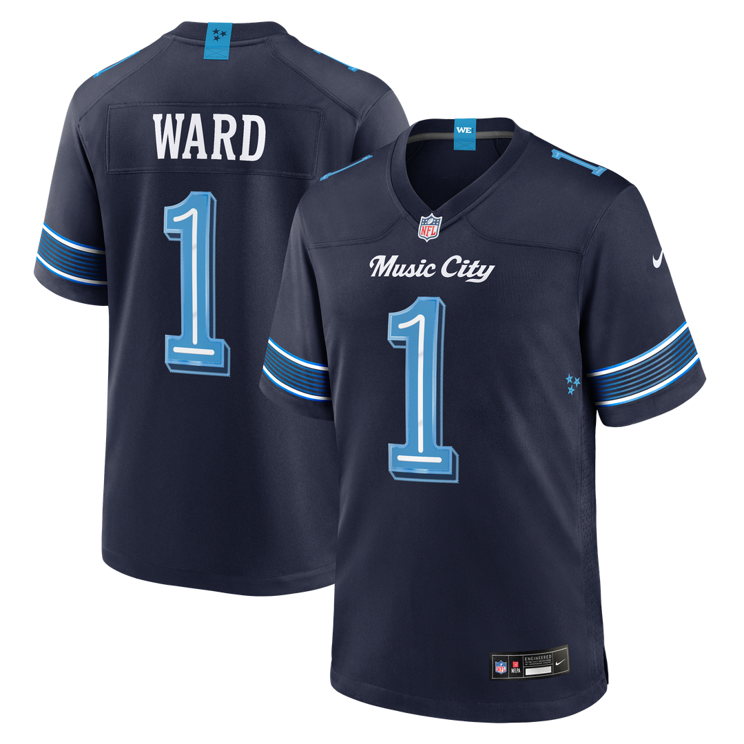 Men's Tennessee Titans Cameron Ward Nike Navy 2026 product image 1