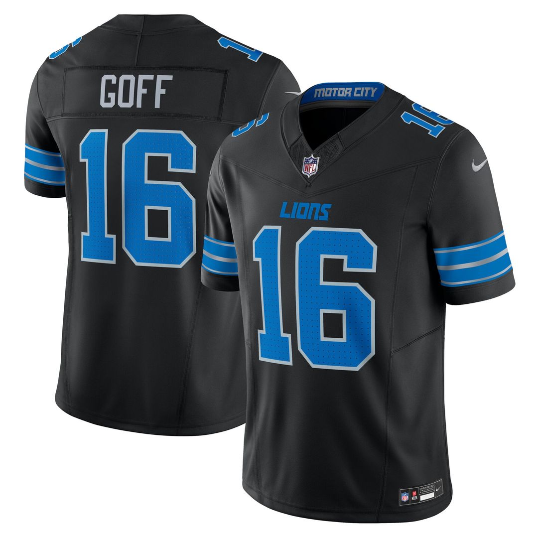 Men's Detroit Lions Jared Goff Nike Blue Vapor F.U.S.E. product image 6