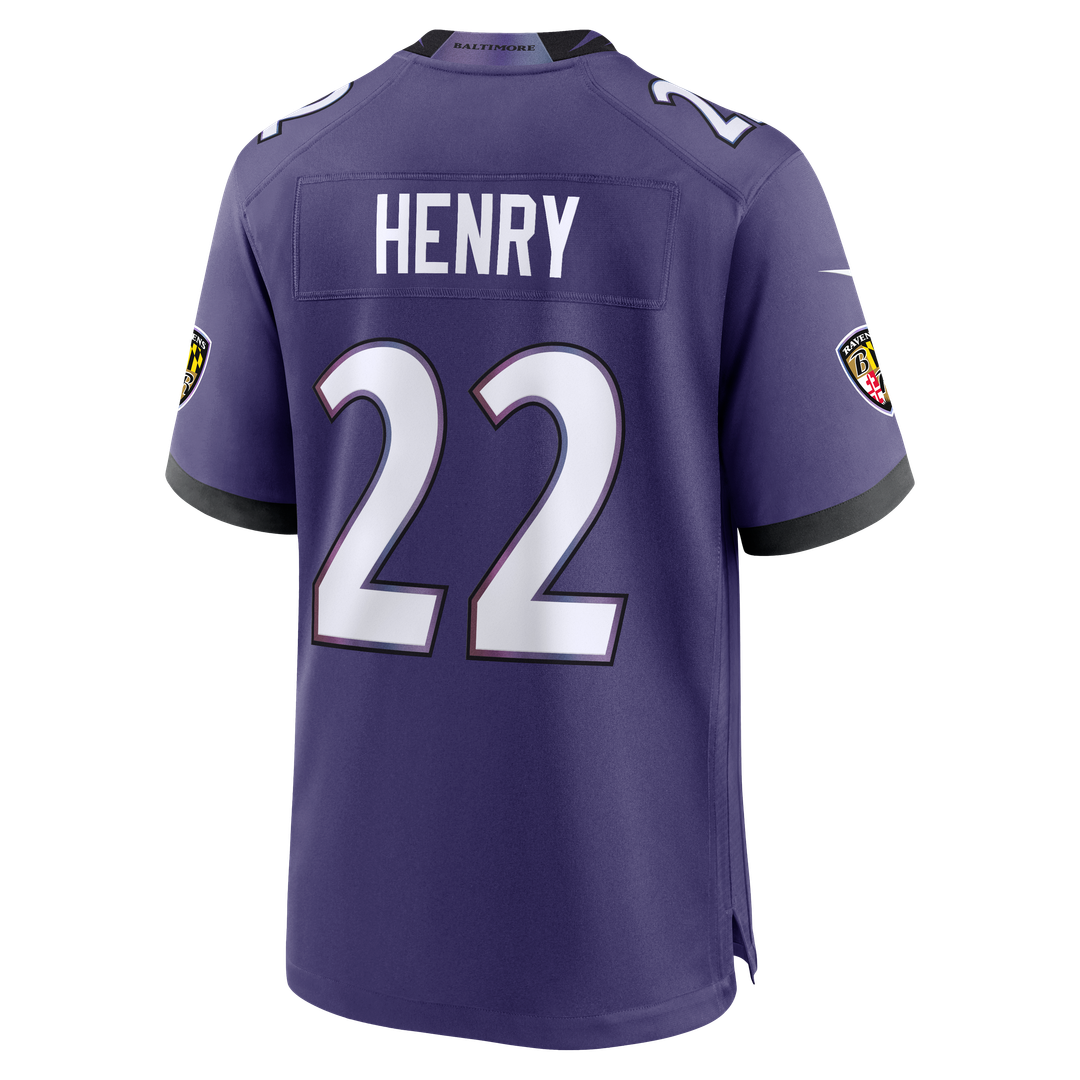 Men's Baltimore Ravens Derrick Henry Nike Purple Team Game product image 7
