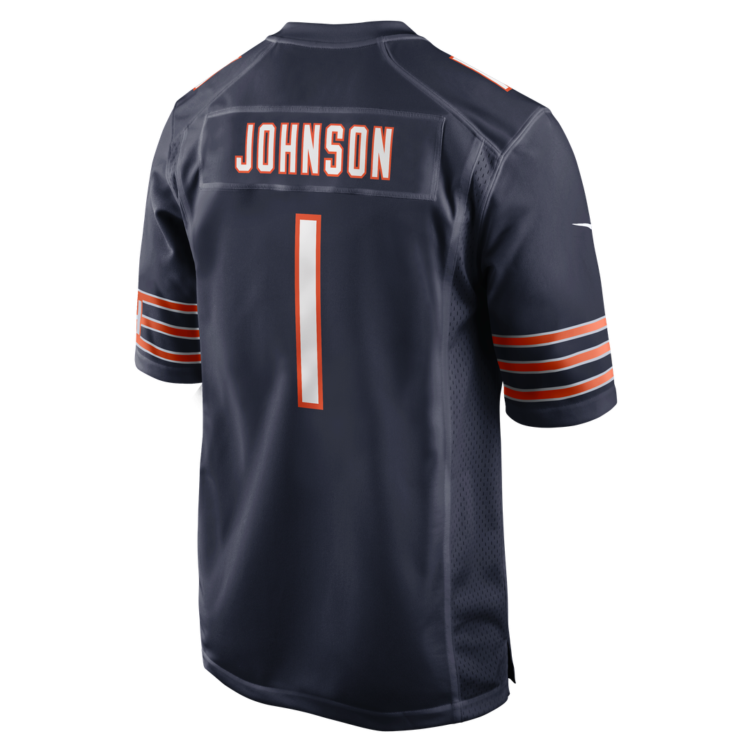 Men's Chicago Bears Jaylon Johnson Nike Navy Game Jersey product image 3