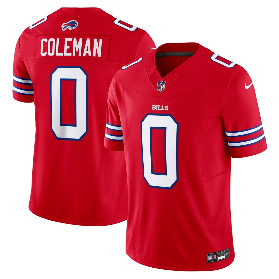 Men's Buffalo Bills Keon Coleman Nike Red Alternate Vapor product image 4