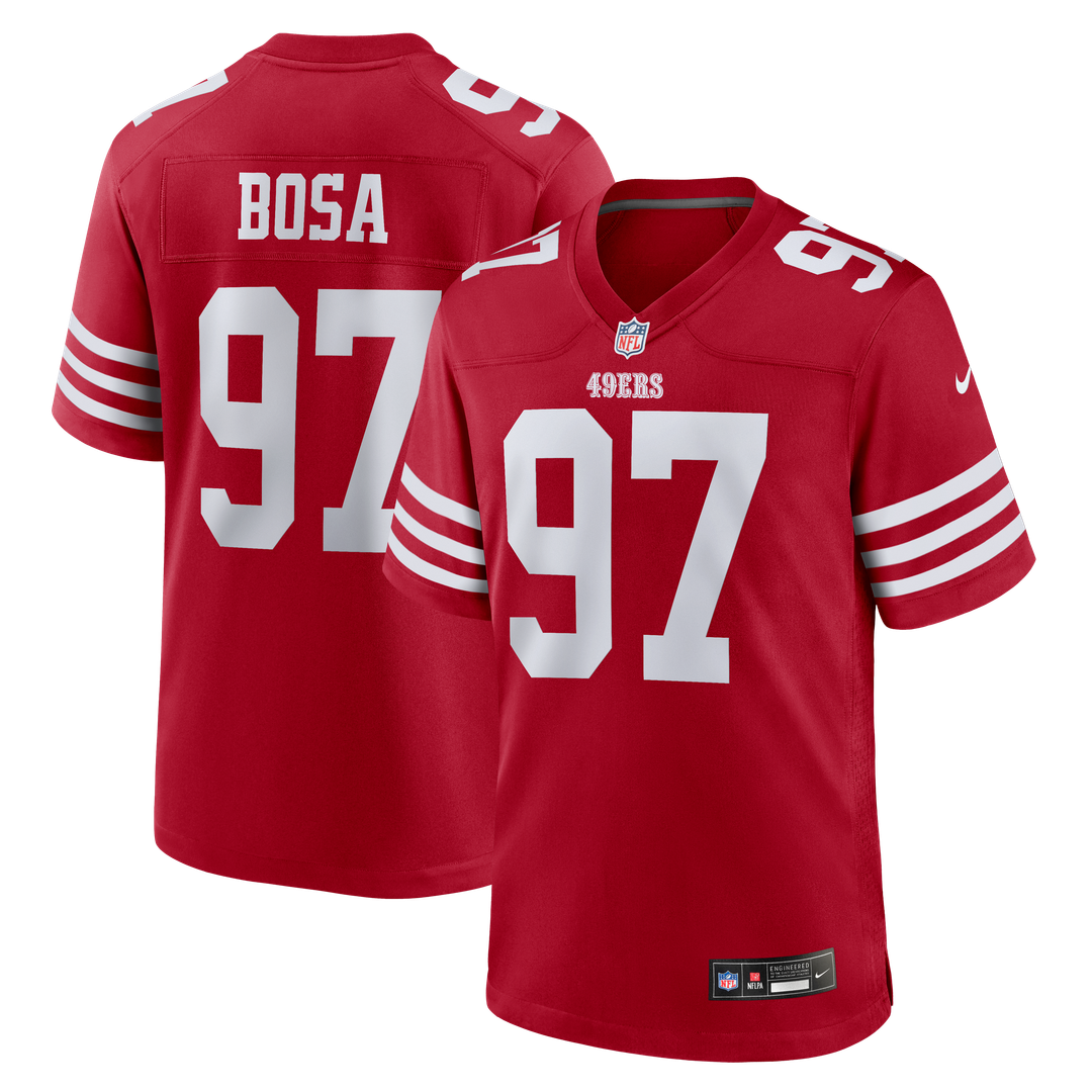 Men's San Francisco 49ers Nick Bosa Nike Scarlet Player product image 9