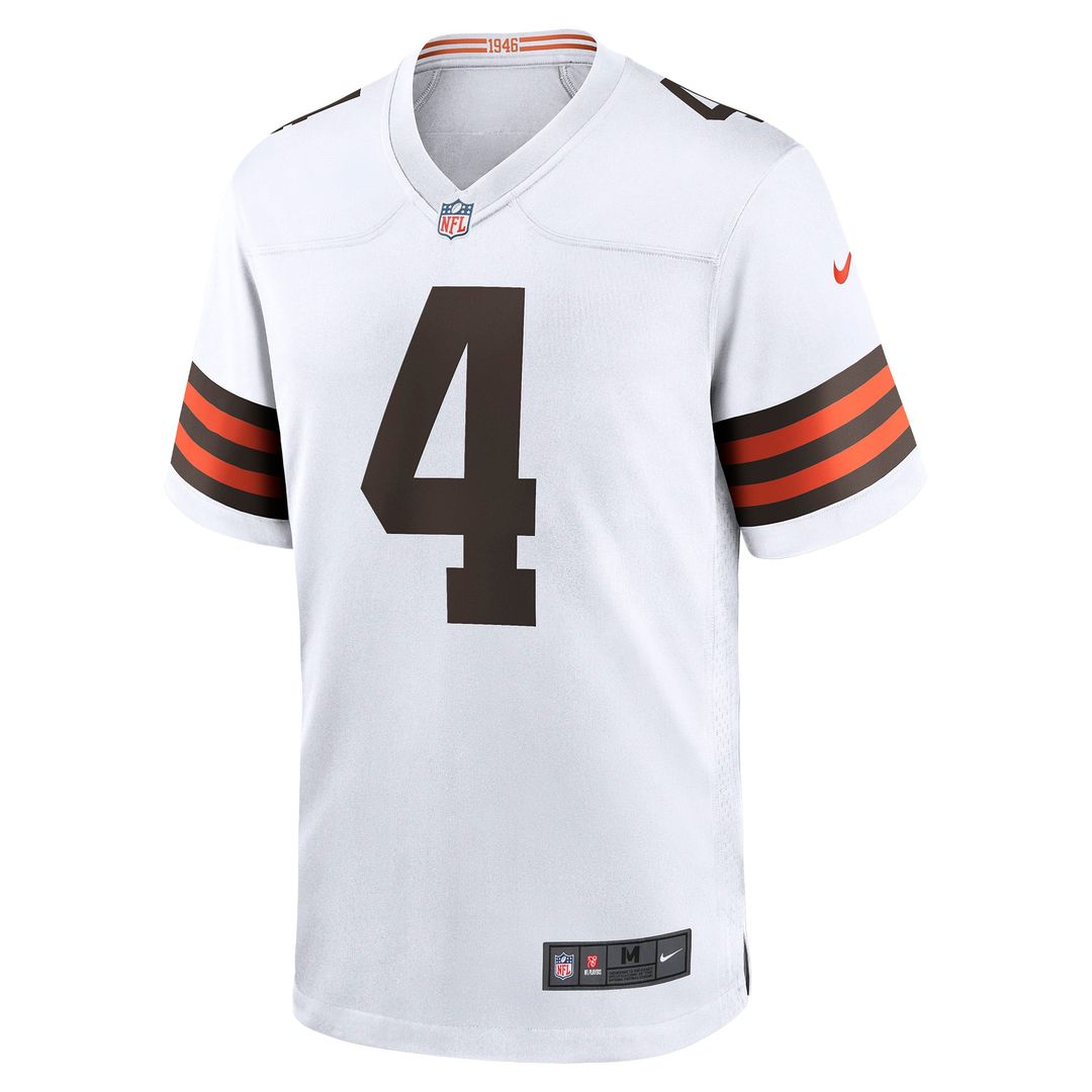Men's Cleveland Browns Deshaun Watson Nike White Game Jersey product image 2