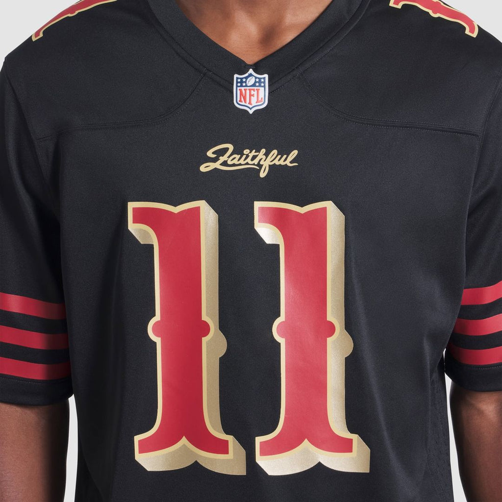 Men's San Francisco 49ers Brandon Aiyuk Nike Black product image 6