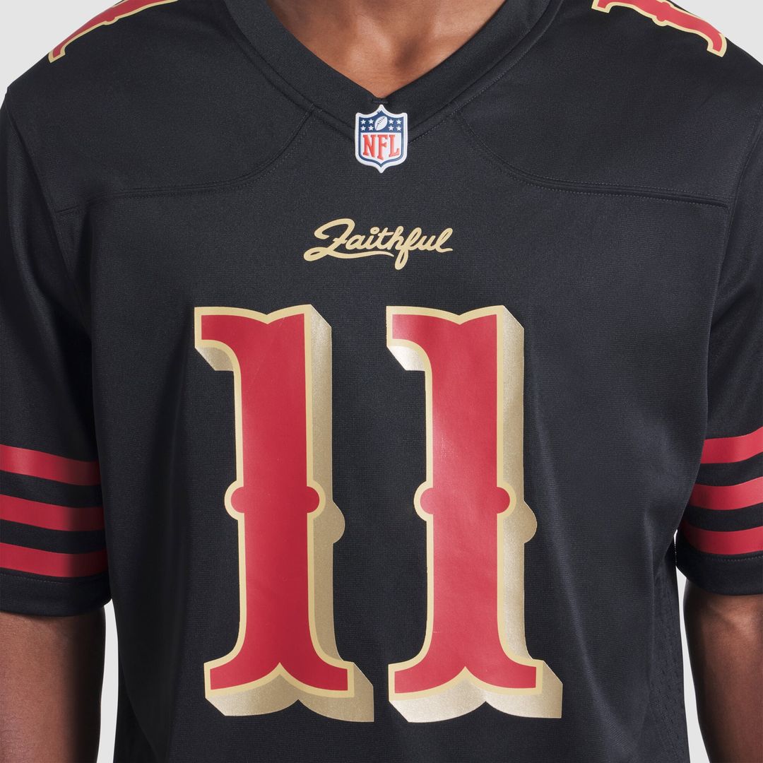 Men's San Francisco 49ers Brandon Aiyuk Nike Black product image 6