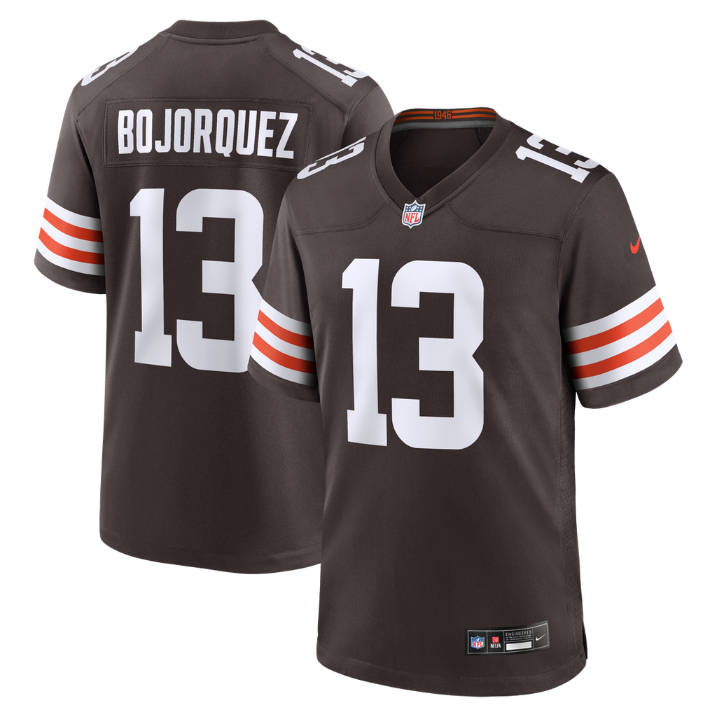 Men's Cleveland Browns Corey Bojorquez Nike Brown Game product image 1