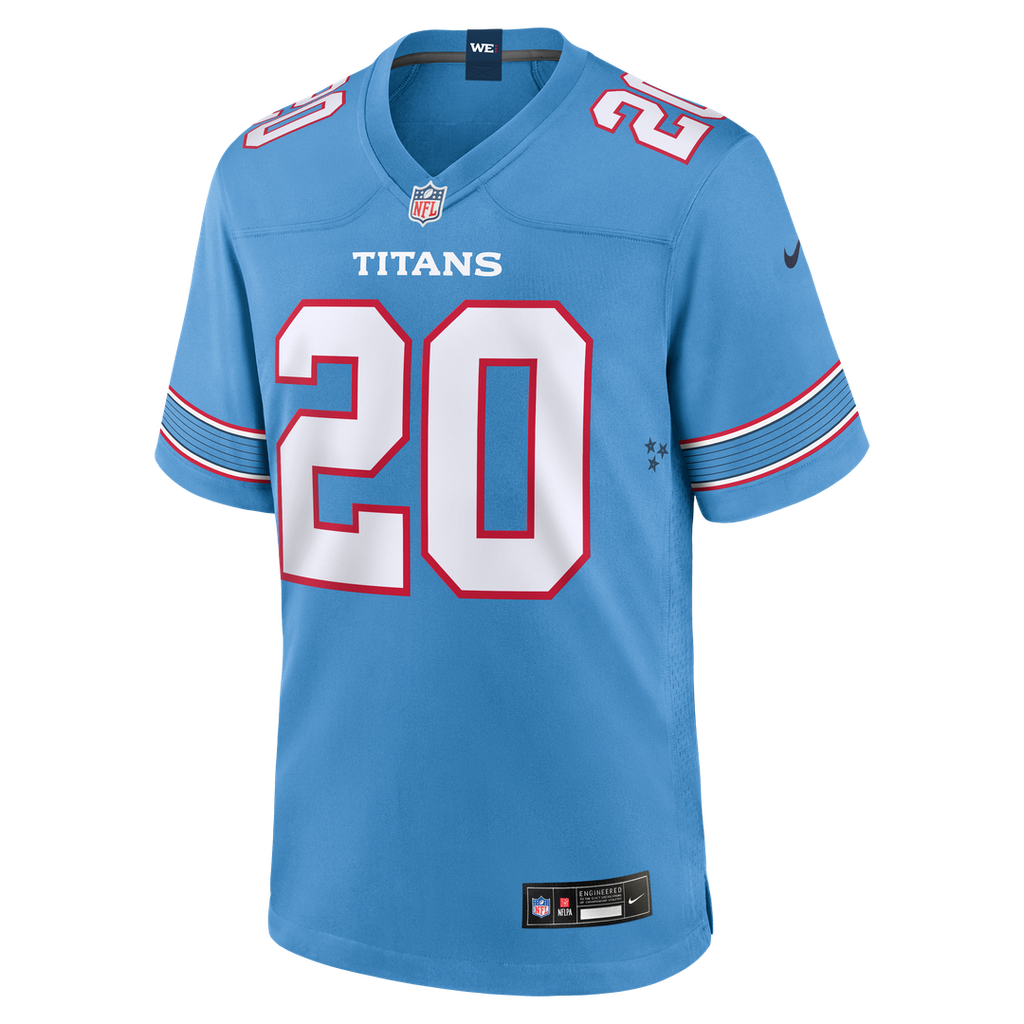 Men's Tennessee Titans Tony Pollard Nike Light Blue Game product image 2