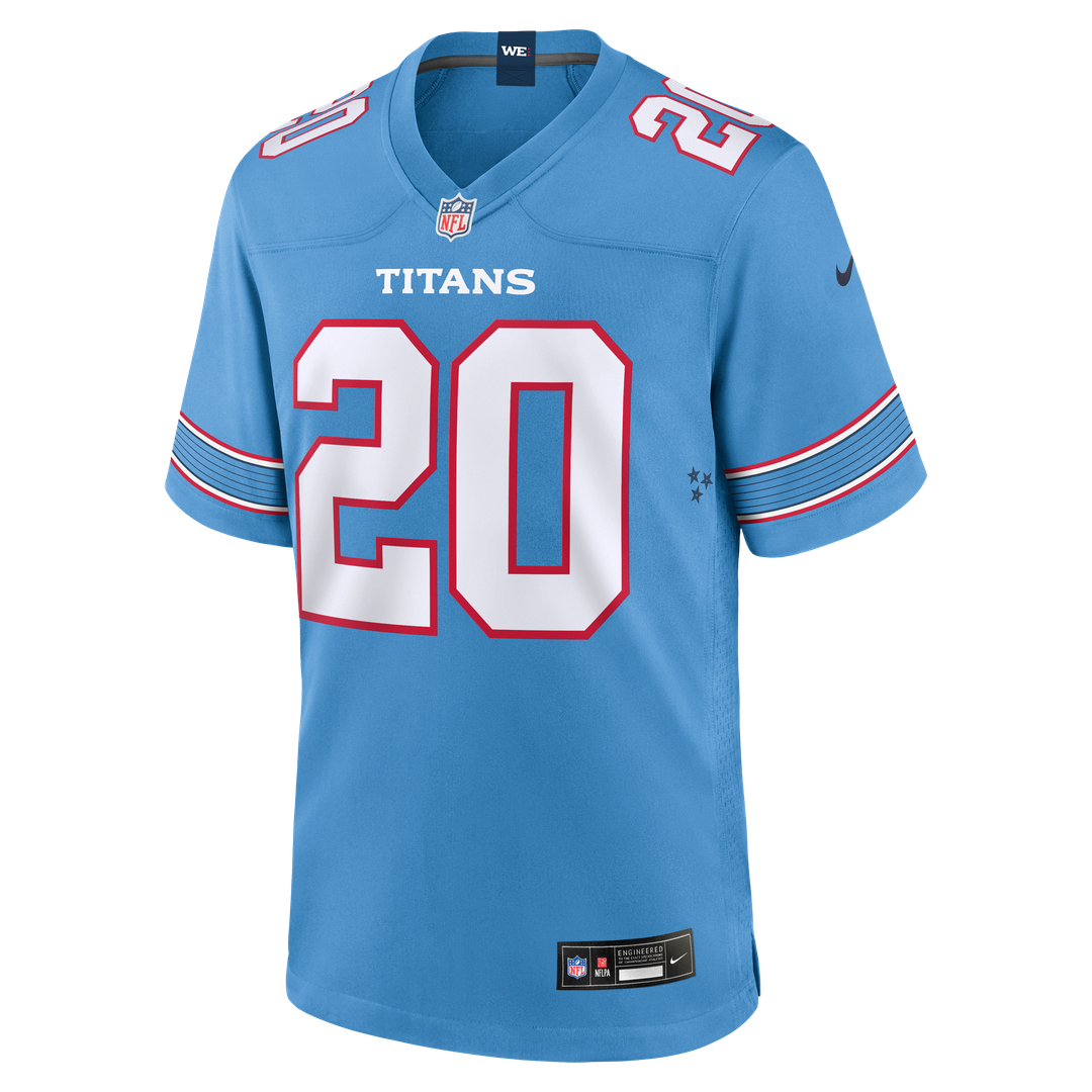 Men's Tennessee Titans Tony Pollard Nike Light Blue Game product image 2