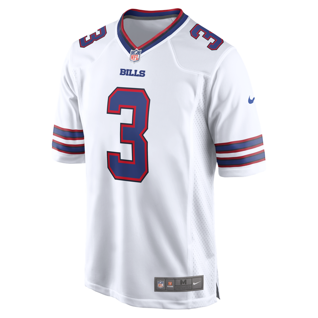 Men's Buffalo Bills Damar Hamlin Nike White Game Jersey product image 2