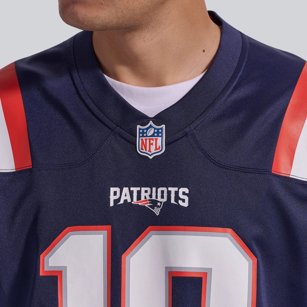 Men's New England Patriots Drake Maye Nike Navy Player Game product image 8